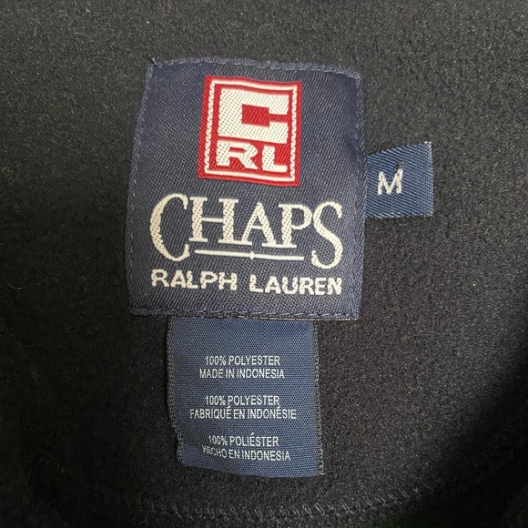 Chaps Ralph Lauren Fleece Quarter Zip - Picture 3 of 5